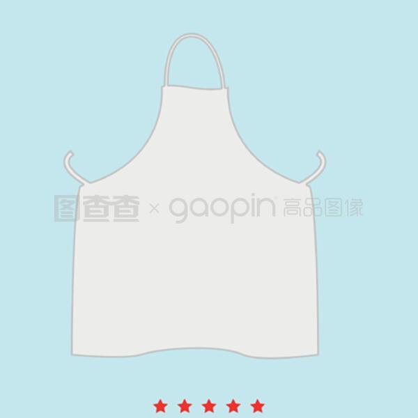 厨房围裙是图标。